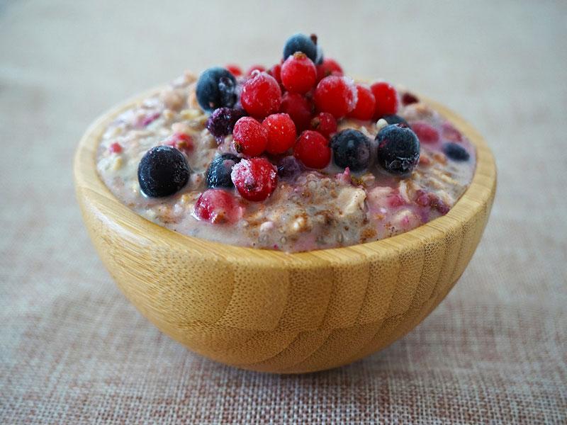 Berry and Cream Oatmeal