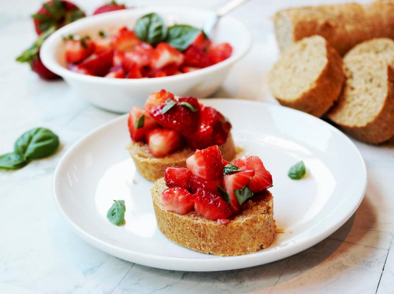 Strawberry Balsamic Bruschetta